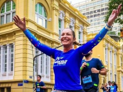 Servidora da Prefeitura de Araranguá encarou Desafio de 21 Km em Porto Alegre