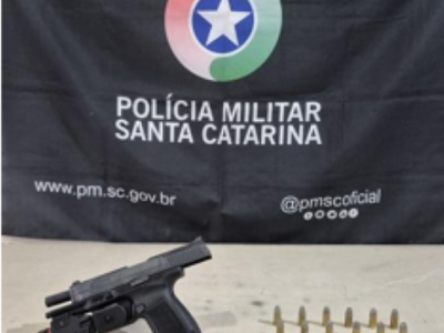 Adolescente é apreendido com pistola municiada e uso de som alto no Arapongas