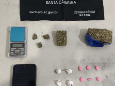Acusado de tráfico de drogas é preso no início da madrugada em Sombrio