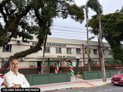 Araranguá vive dia especial com a inauguração do Dino Parque e com presença do governador inaugurando a reforma e ampliação do Colégio Estadual
