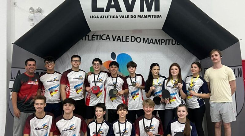 Araranguá foi destaque no festival de tênis de mesa da LAVM