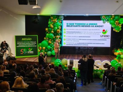 Unesc celebra 58 anos de história, transformação e compromisso com o desenvolvimento regional