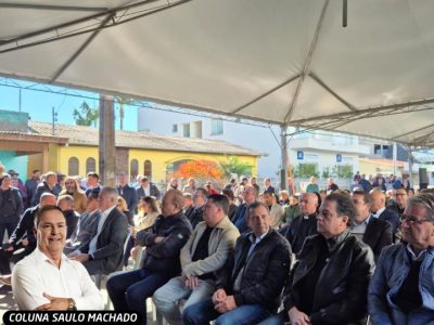 Governador inaugura obra de R$ 16 milhões no hospital de Praia Grande, foto com deputados de oposição chama atenção e Lions Centro, Sul e Águas Verdes têm novas diretorias