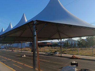 Balneário Gaivota se Prepara: Começa a Montagem da Estrutura da 2ª Festa do Peixe