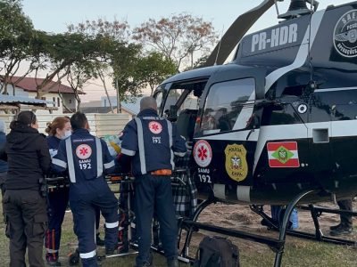 Adolescente atropelado em Praia Grande é transferido para hospital de Florianópolis