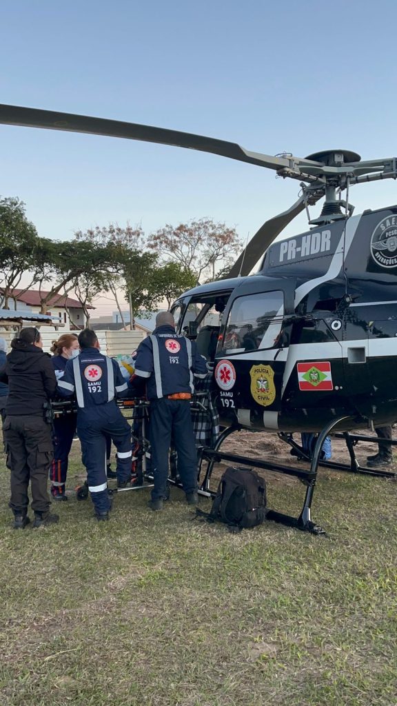 Adolescente atropelado em Praia Grande é transferido para hospital de Florianópolis