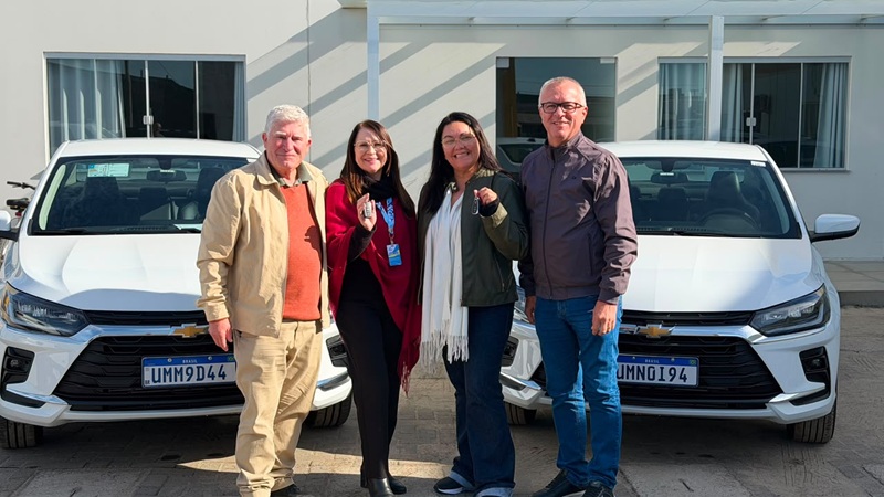 Secretaria de Desenvolvimento Social do Arroio do Silva recebe dois novos veículos 0 km