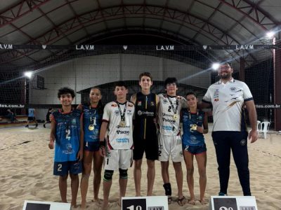 Vôlei de Praia da Gaivota brilha e conquista vitórias no Circuito LAVM e AMESC de Vôlei de Praia