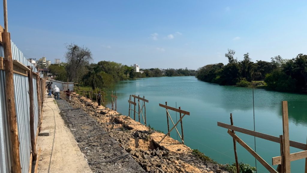 Novo espaço de lazer começa a ser construído no Centro de Araranguá
