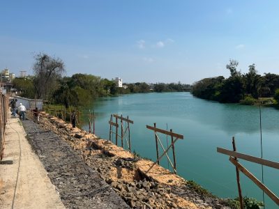 Novo espaço de lazer começa a ser construído no Centro de Araranguá