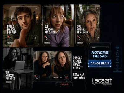 ‘Notícias falsas, danos reais’ é tema da nova campanha da ACAERT de combate às fake news