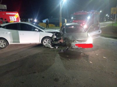 Colisão deixa dois feridos na BR-101 em Sanga da Toca