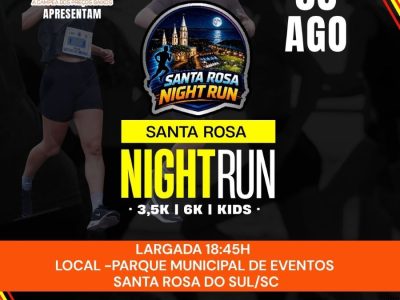 Contagem regressiva chegou ao fim para a 1ª Santa Rosa Night Run