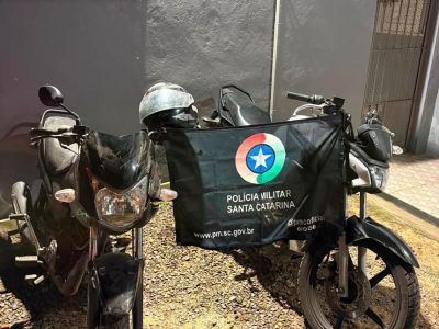 PM recupera na Lagoa da Serra duas motos furtadas, uma delas usada em assalto a um posto de combustives