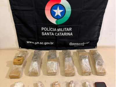 Polícia Militar prende mulher com mais de seis quilos de maconha em Sombrio
