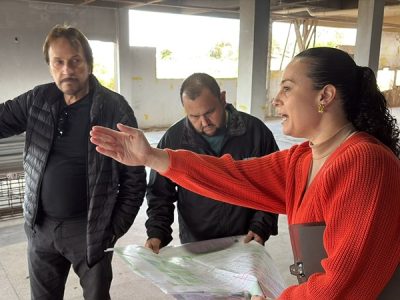 Obras avançam no antigo UCCA, e Cesar Cesa acompanha de perto a transformação do espaço que será referência em educação especializada