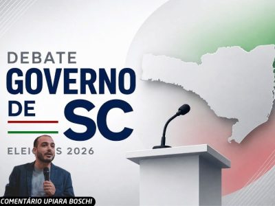 Primeiro debate ao governo de SC tem estratégias dos candidatos e ausência de Jorginho Mello