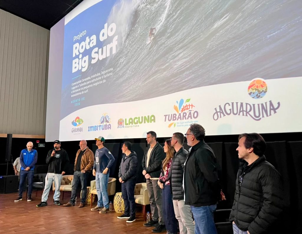Sul catarinense ganha Rota do Big Surf para conectar esporte, turismo e negócios
