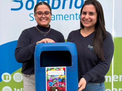 Sombrio e Gaivota Saneamento arrecadam tampinhas plásticas em apoio às APAEs