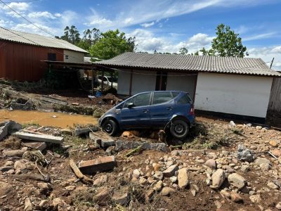 Prefeito de Timbé do Sul atualiza situação do município após estragos provocados pelas chuvas (FOTOS)