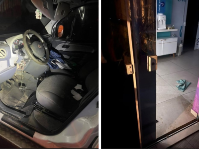 Homem é preso com computador portátil após tentativa de furto a comércio no Centro de Sombrio