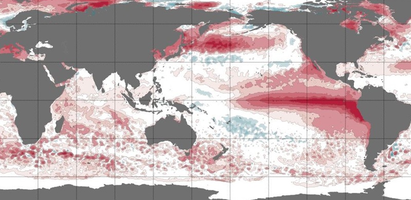 Sobe para 95% a chance de El Niño muito forte entre a primavera e o verão