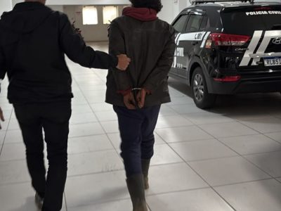 Foragido é preso em Maracajá e, homem é morto a facadas em Passo de Torres