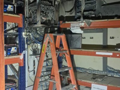 Princípio de incêndio destrói sala de TI em mercado de Balneário Arroio do Silva
