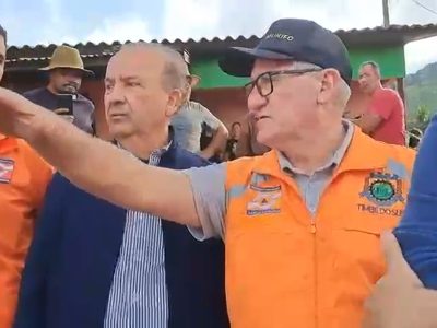 Diante dos estragos da chuva, Jorginho Mello vem ao Extremo Sul e diz que prioridade é “Cuidar do Estado” (VÍDEO)