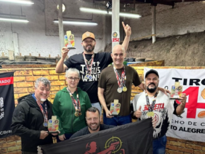 Araranguá no pódio do Campeonato Brasileiro de Tiro Defensivo