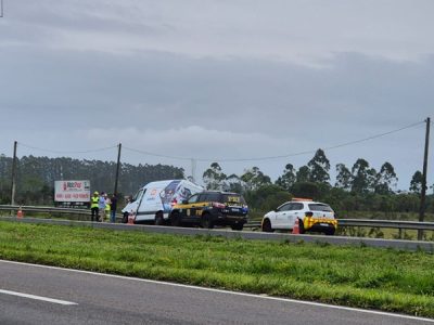 BR-101 tem trânsito totalmente liberado após resgate aeromédico em Araranguá