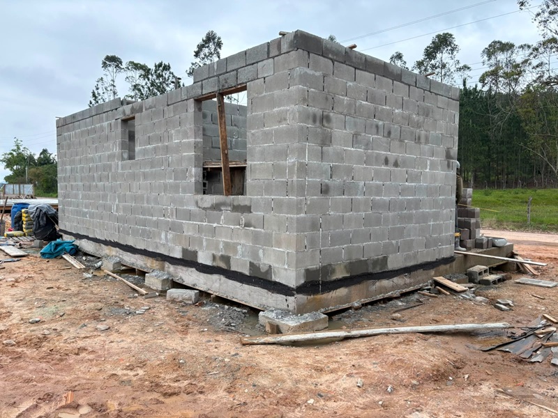 Casas do Programa Casa Catarina começam a ganhar paredes em Timbé do Sul