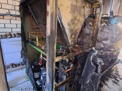 Princípio de incêndio causa danos à fábrica de chope em Araranguá