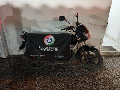Polícia Militar recupera motocicleta com registro de furto no Arapongas em Araranguá