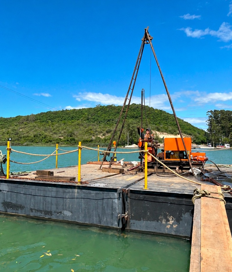 Quarta ponte, que vai ligar Morro dos Conventos a Balneário Ilhas, avança dentro do cronograma previsto