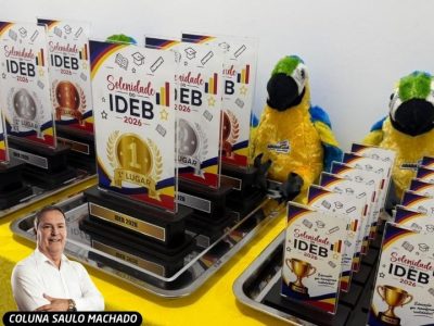 Araranguá comemora e premia avanço no IDEB; Câmara descarta lei sobre lixo de outras cidades e prefeito rejeita aterro sanitário