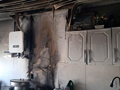 Incêndio causa danos a cozinha de residência em Balneário Morro dos Conventos