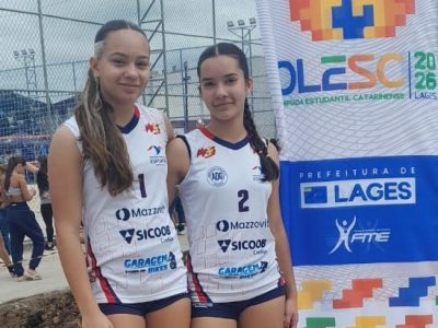 Balneário Gaivota começa com o pé direito no Vôlei de Praia da 25ª OLESC em Lages